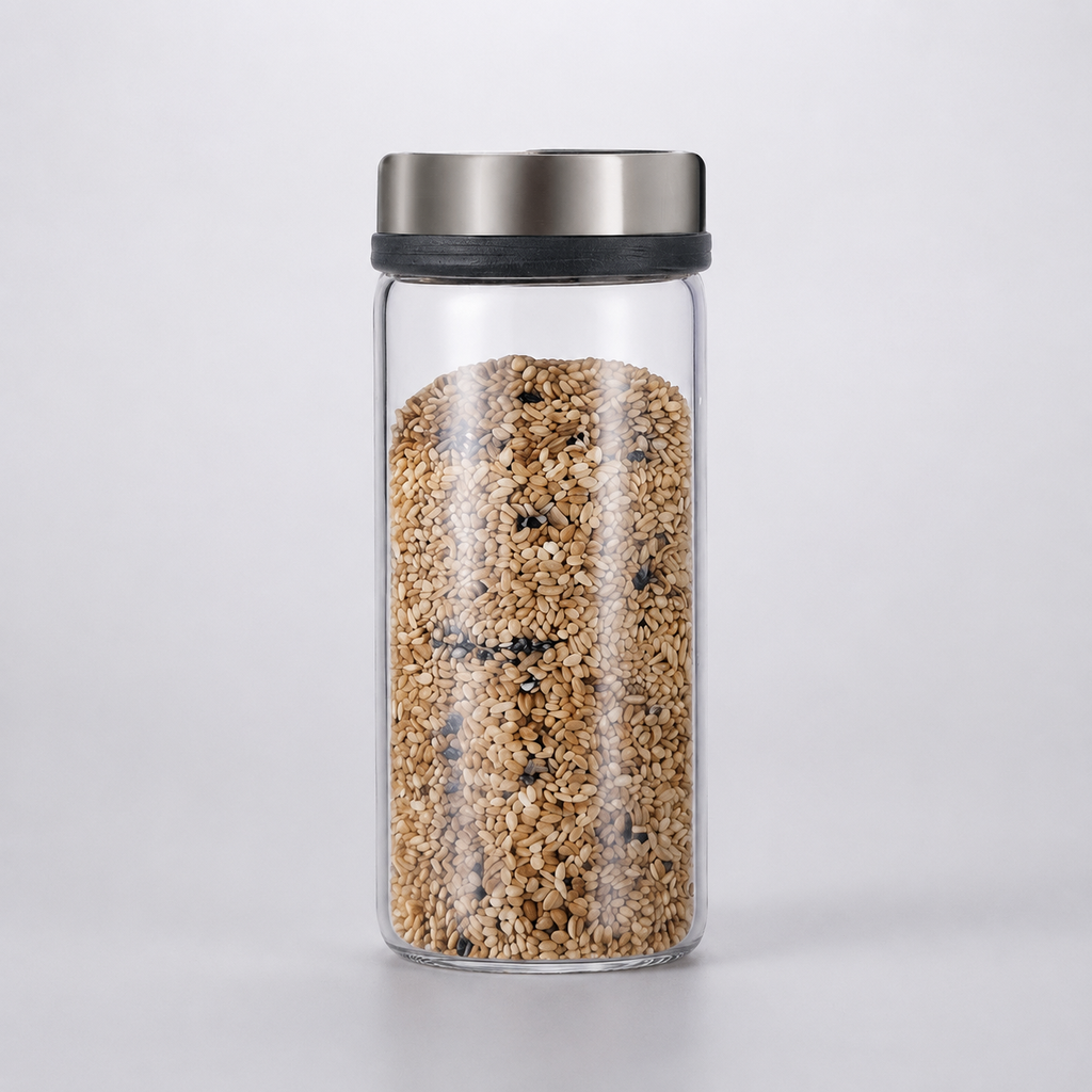Borosilicate Glass Spice Jar